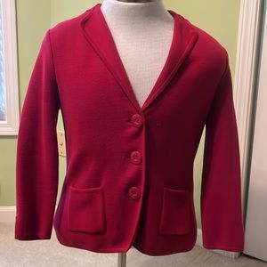 Red button down  cardigan/jacket